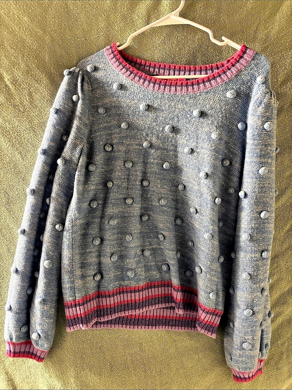 Lilly Pulitzer Women's Blue & Pink Knit Sweater